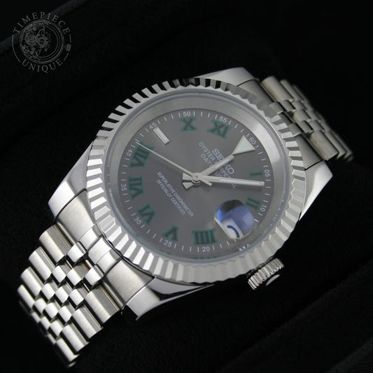 Seiko Mod - Wimbledon - Fluted Datejust