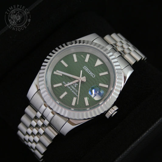 Seiko Mod - Green Fluted Dial - Datejust